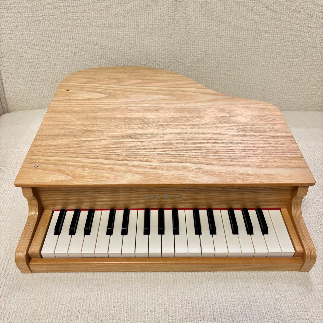 【美品】KAWAI カワイ ミニピアノ ナチュラル 1144 32鍵盤 おもちゃ