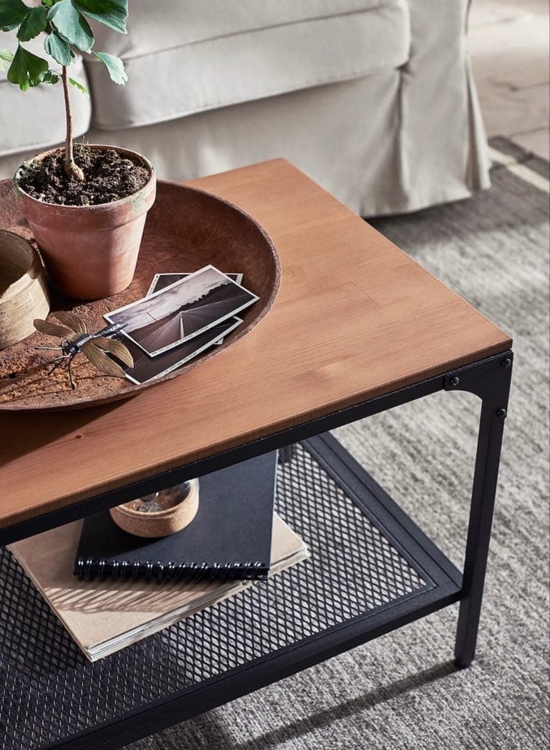 IKEA FJLLBO フィエルボ コーヒーテーブル IKEA アイアンウッド