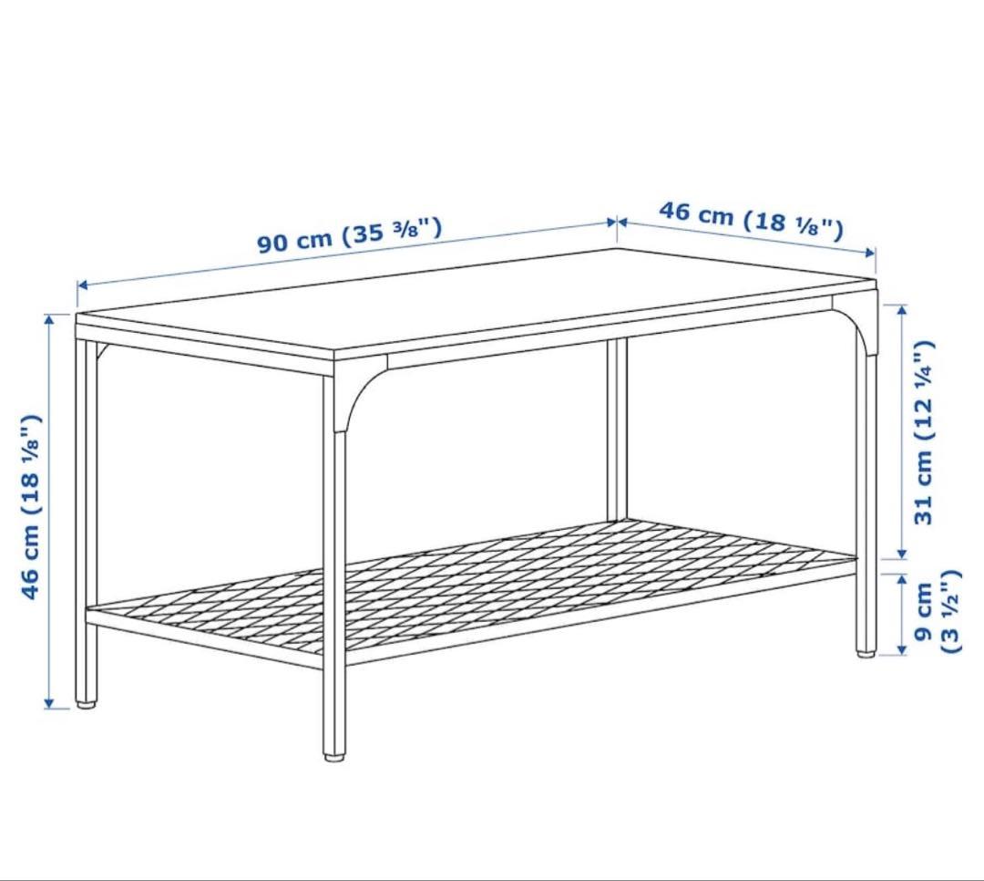 IKEA FJLLBO フィエルボ コーヒーテーブル IKEA アイアンウッド
