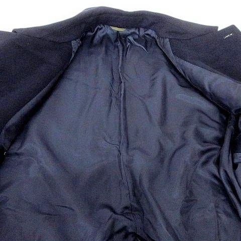 ダーバン DURBAN 国内正規 カシミヤ100％ ステンカラーコート　ネイビー