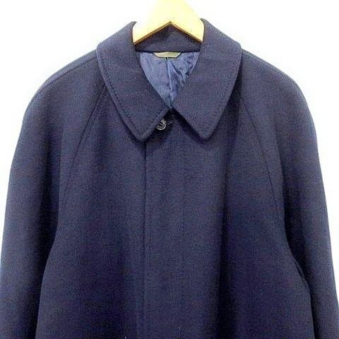 ダーバン DURBAN 国内正規 カシミヤ100％ ステンカラーコート　ネイビー