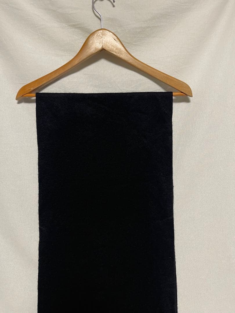 ★BURBERRY LONDON★カシミア100%★マフラー★英国製★ブラック★