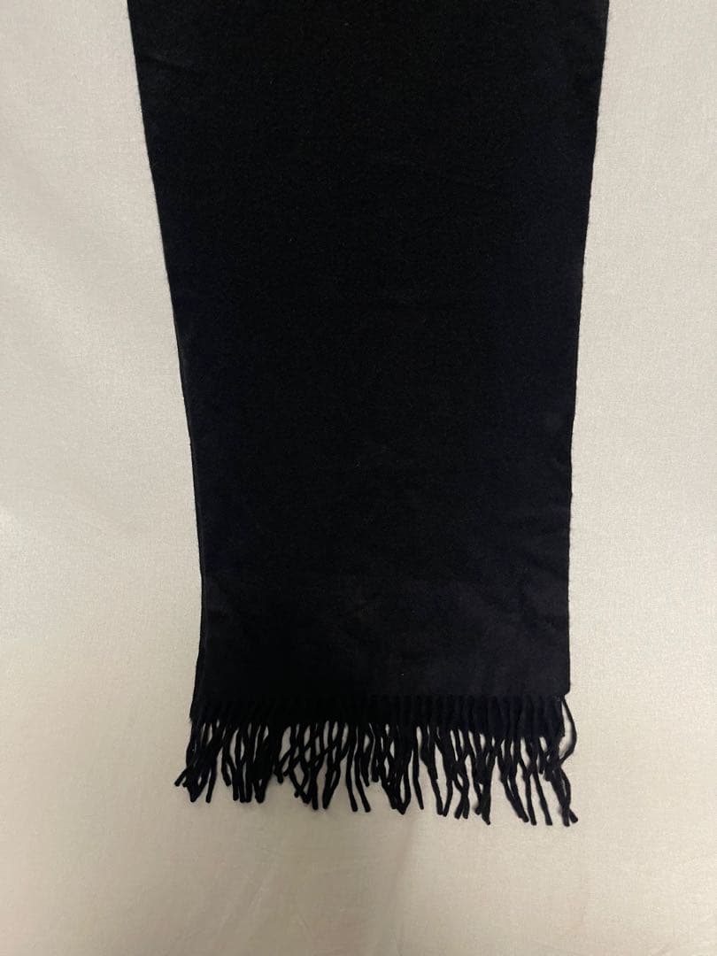 ★BURBERRY LONDON★カシミア100%★マフラー★英国製★ブラック★