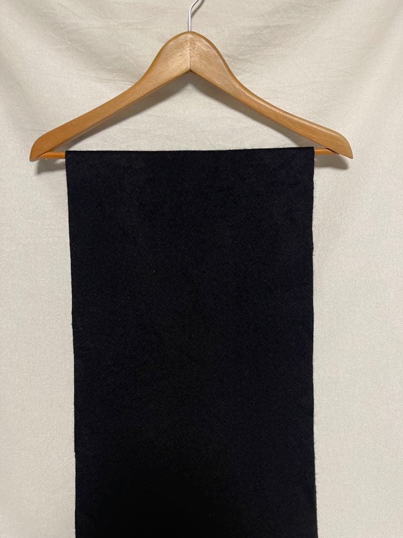 ★BURBERRY LONDON★カシミア100%★マフラー★英国製★ブラック★