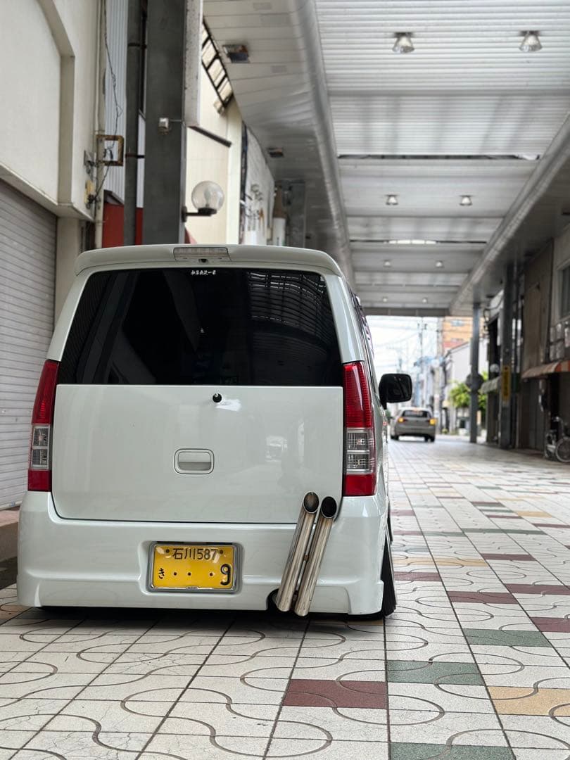 ステンレス デュアル出しマフラー 約45センチ