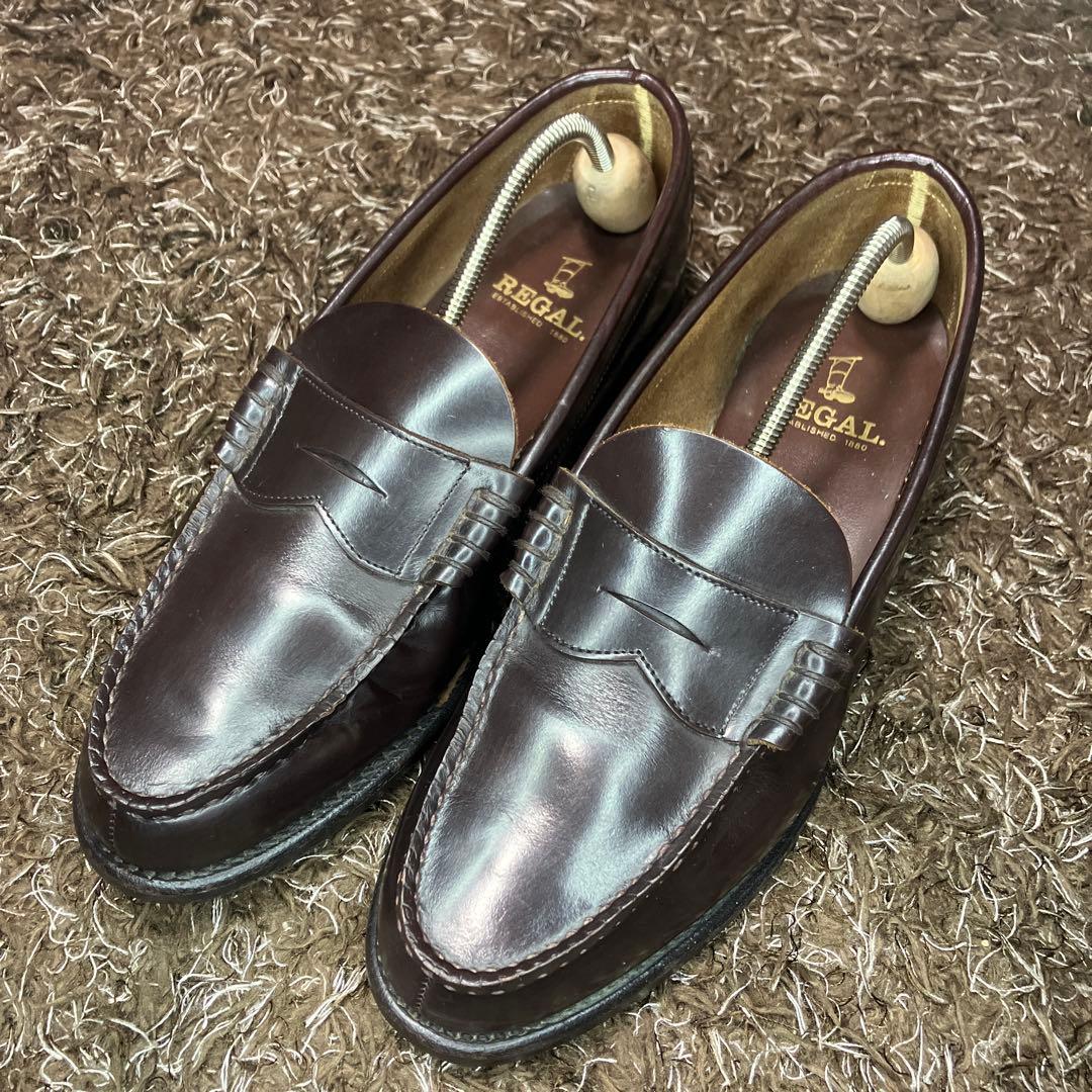 らーめん先生様☆REGAL ローファー 2177 ブラウン 26.0cm