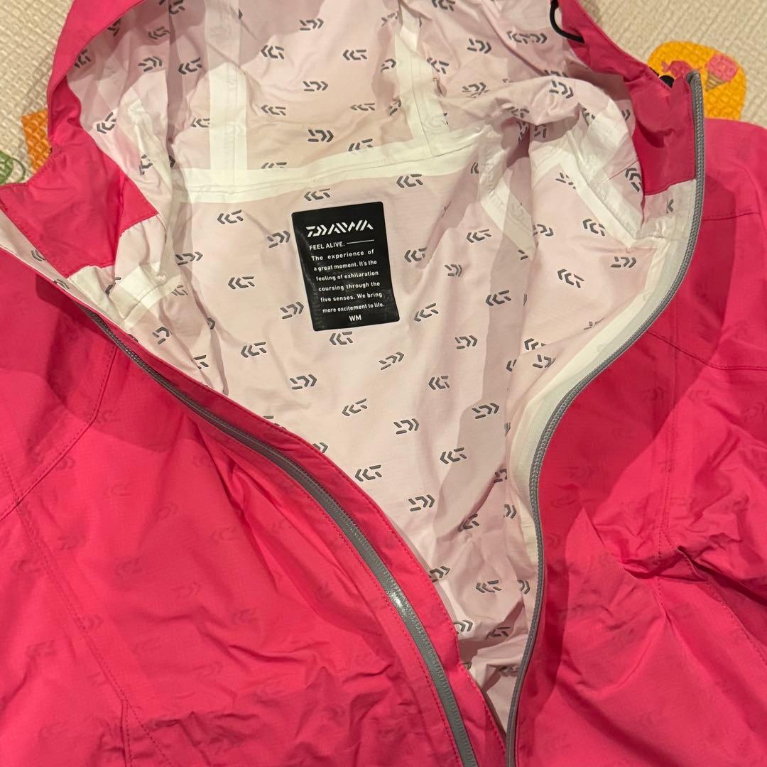 DAIWA フィッシング ジャケット 釣り 防水ウェア レインスーツ ピンク