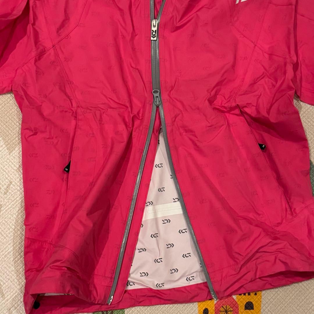 DAIWA フィッシング ジャケット 釣り 防水ウェア レインスーツ ピンク