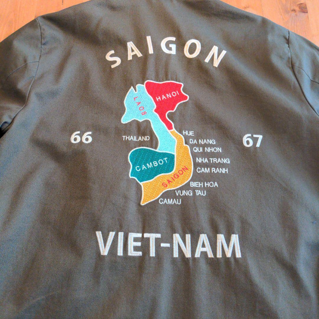 最終値下げ　HOUSTON ミリタリージャケット X-LARGE　ベトジャン