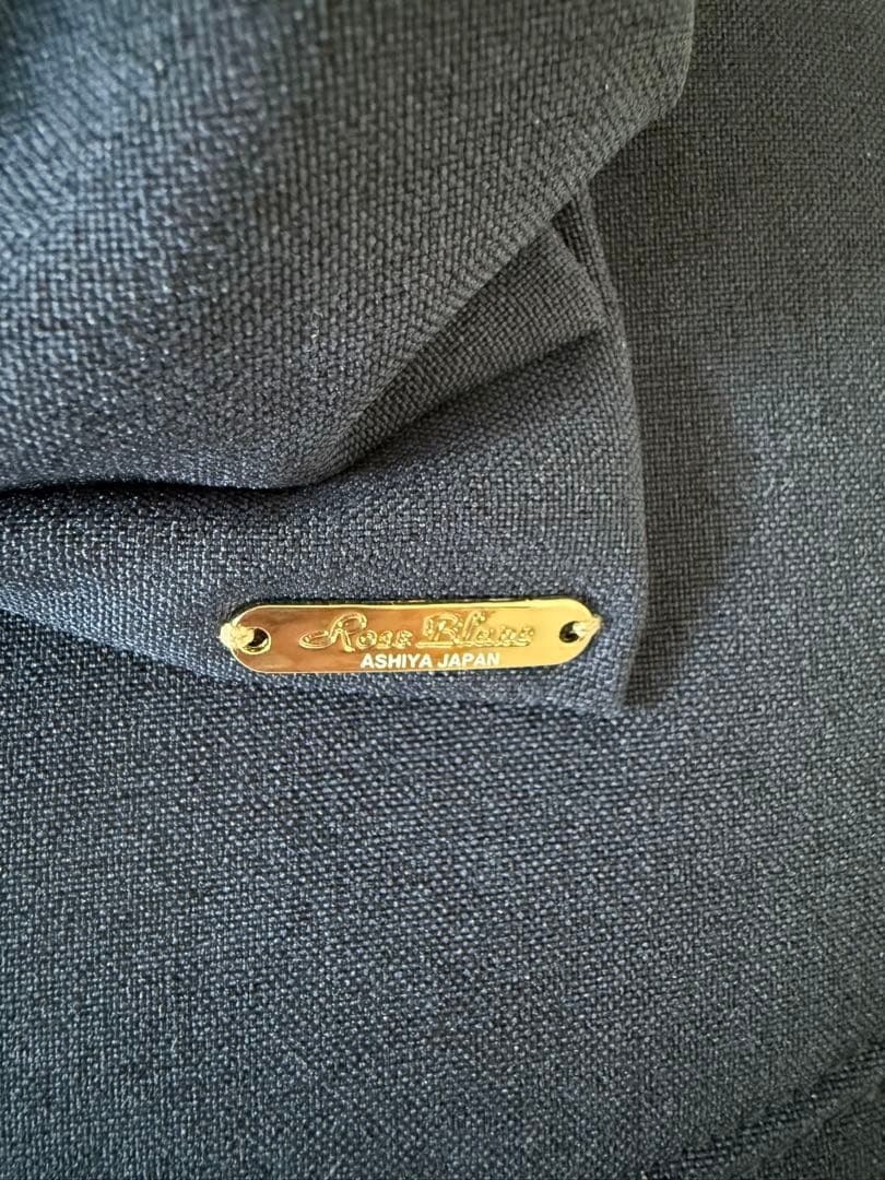 【試着のみ！】芦屋ロサブラン 100％ 完全遮光 リボンハット　ネイビーSサイズ