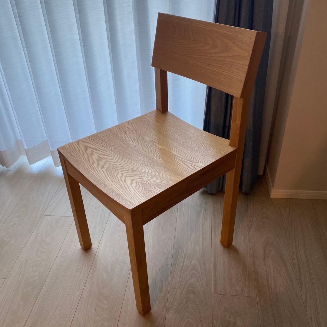 ★ふみ★【unico】HUTTE ダイニングチェア x 2脚
