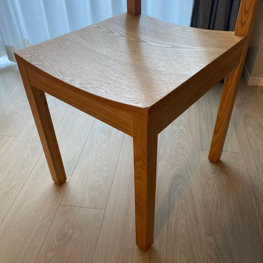 ★ふみ★【unico】HUTTE ダイニングチェア x 2脚