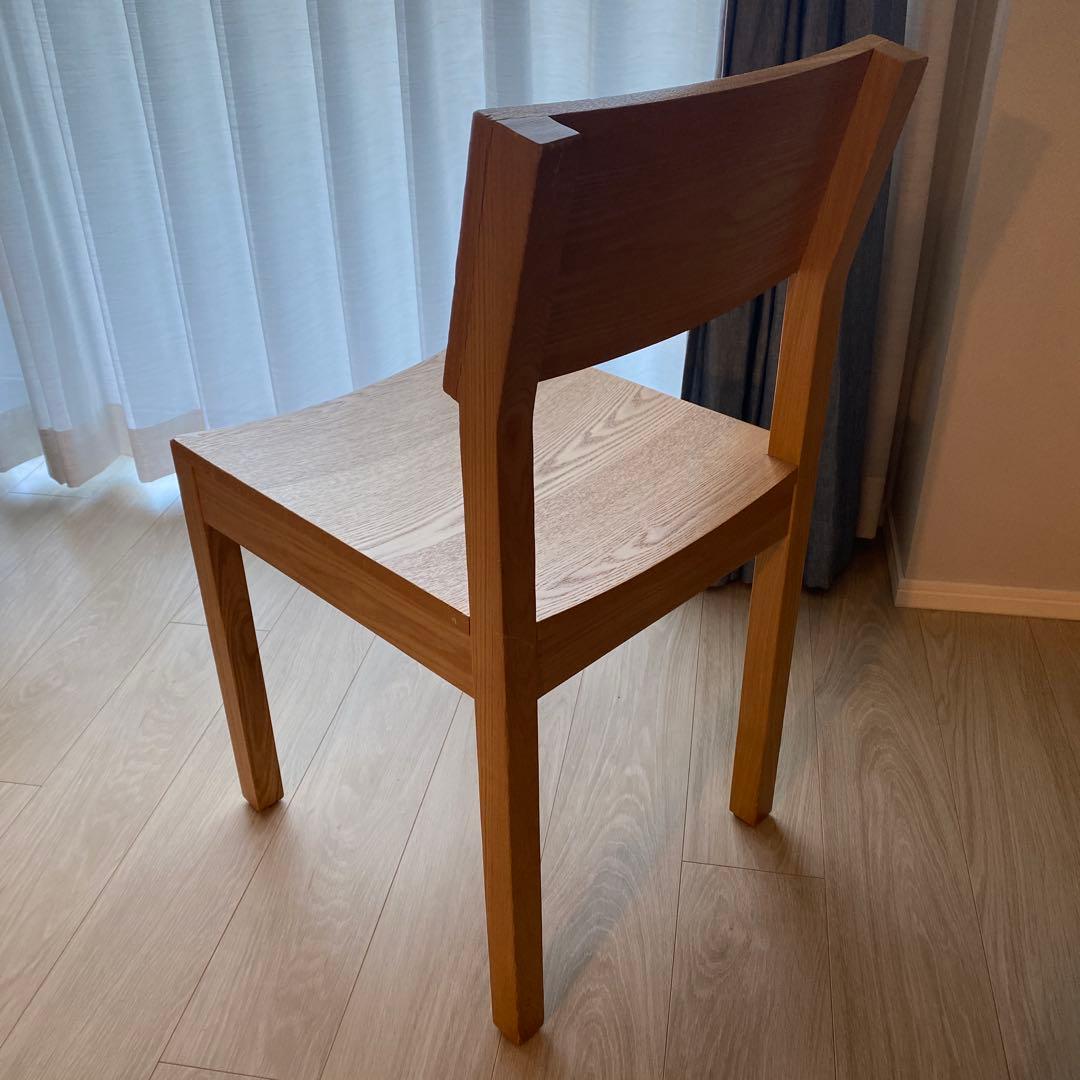 ★ふみ★【unico】HUTTE ダイニングチェア x 2脚