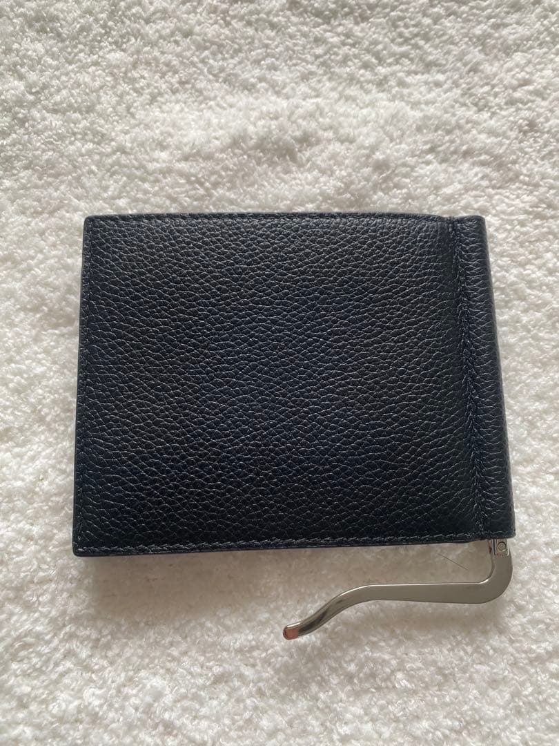 Chiy 　PRADA 黒 レザー マネークリップ