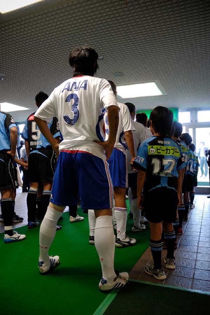 【激レア　日本製　オーセンティック】マリノス 松田直樹　アウェイユニ　国産