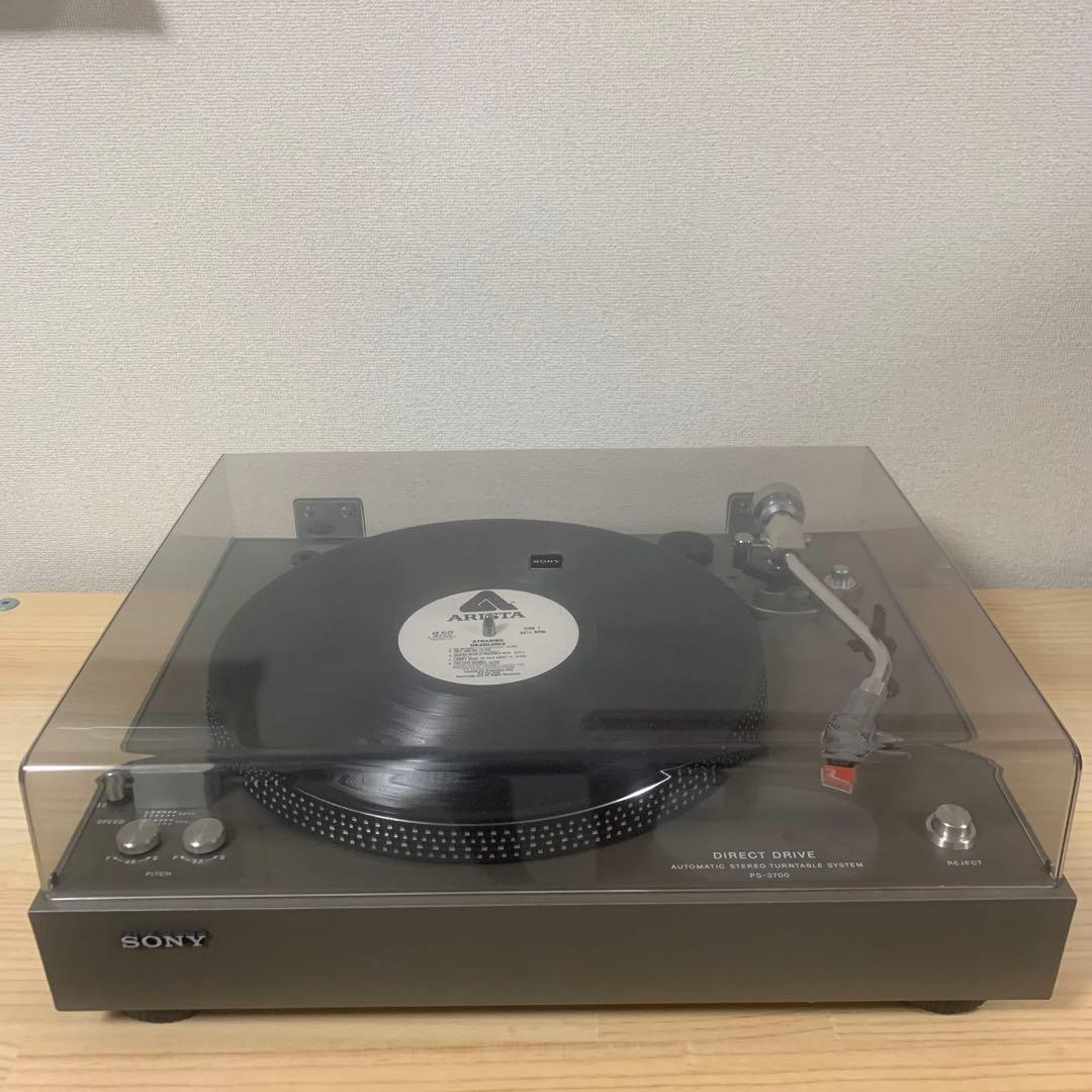 動作品 SONY PS-3700 レコードプレーヤー D.D.