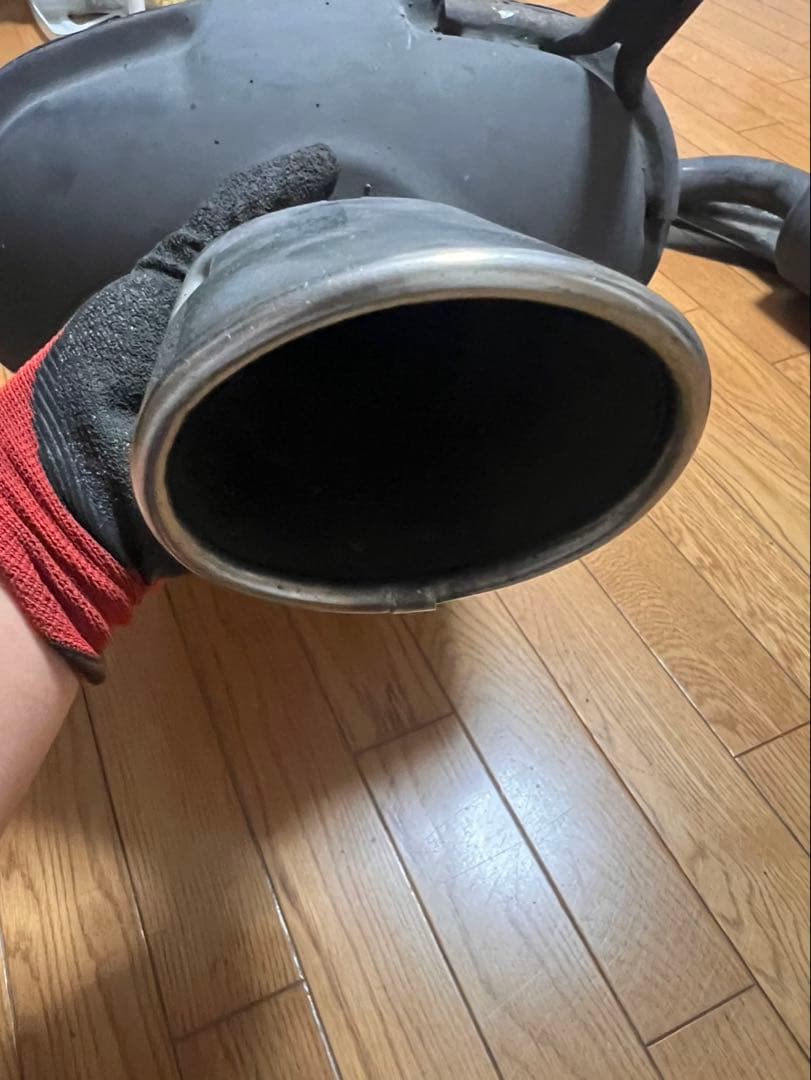 日産フーガY51 リア純正マフラー