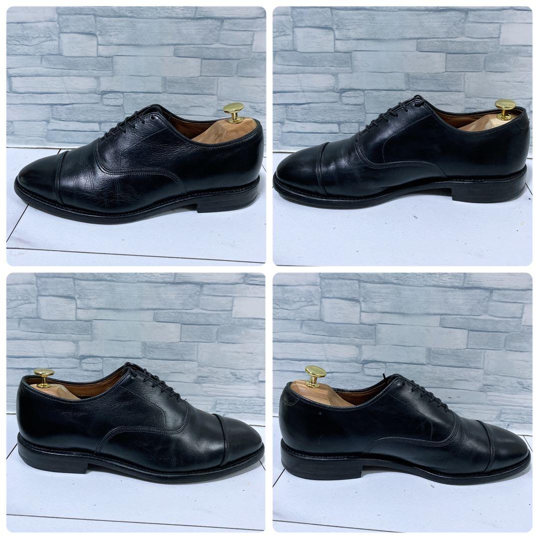 アレンエドモンズ ビジネスシューズ ストレートチップ 本革 ブラック 黒 26