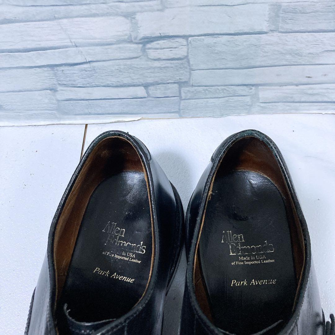 アレンエドモンズ ビジネスシューズ ストレートチップ 本革 ブラック 黒 26