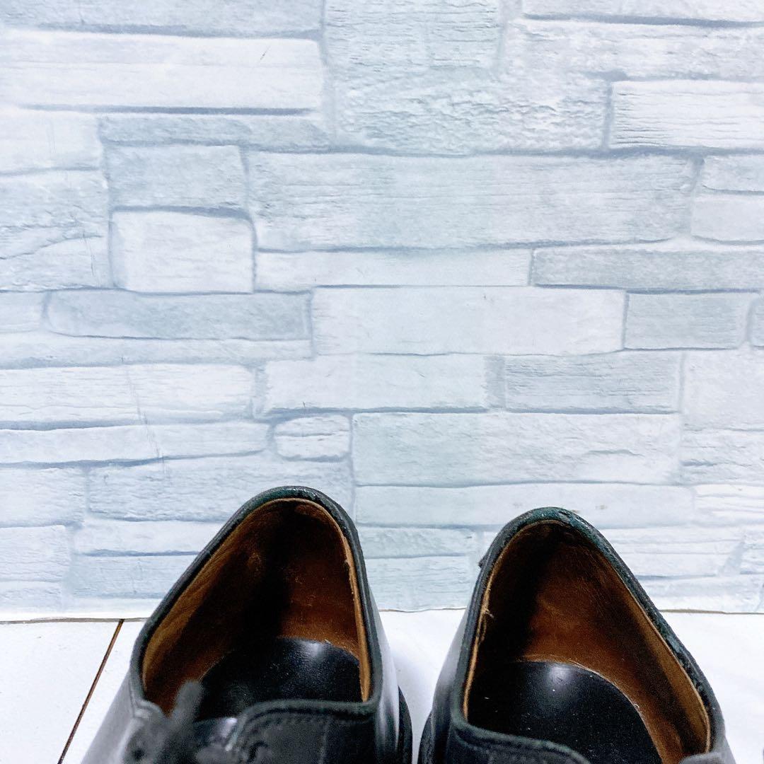 アレンエドモンズ ビジネスシューズ ストレートチップ 本革 ブラック 黒 26