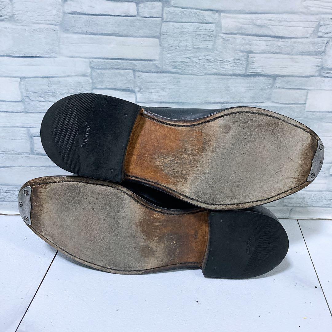 アレンエドモンズ ビジネスシューズ ストレートチップ 本革 ブラック 黒 26