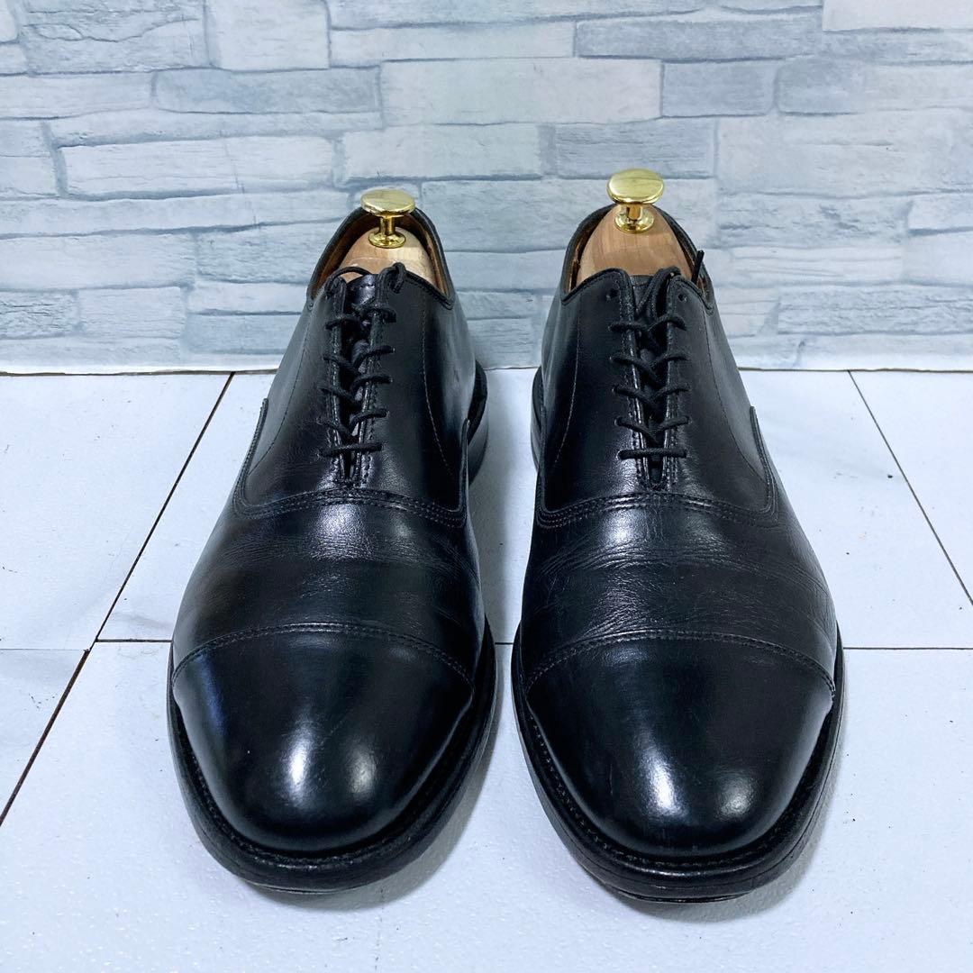 アレンエドモンズ ビジネスシューズ ストレートチップ 本革 ブラック 黒 26