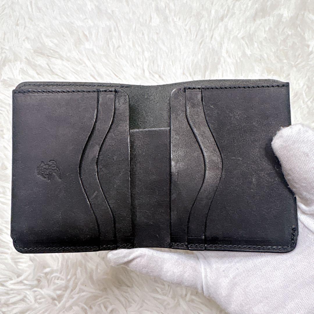 未使用級！ミスターオリーブ PUEBLO LEATHER 牛革　コンパクト　財布