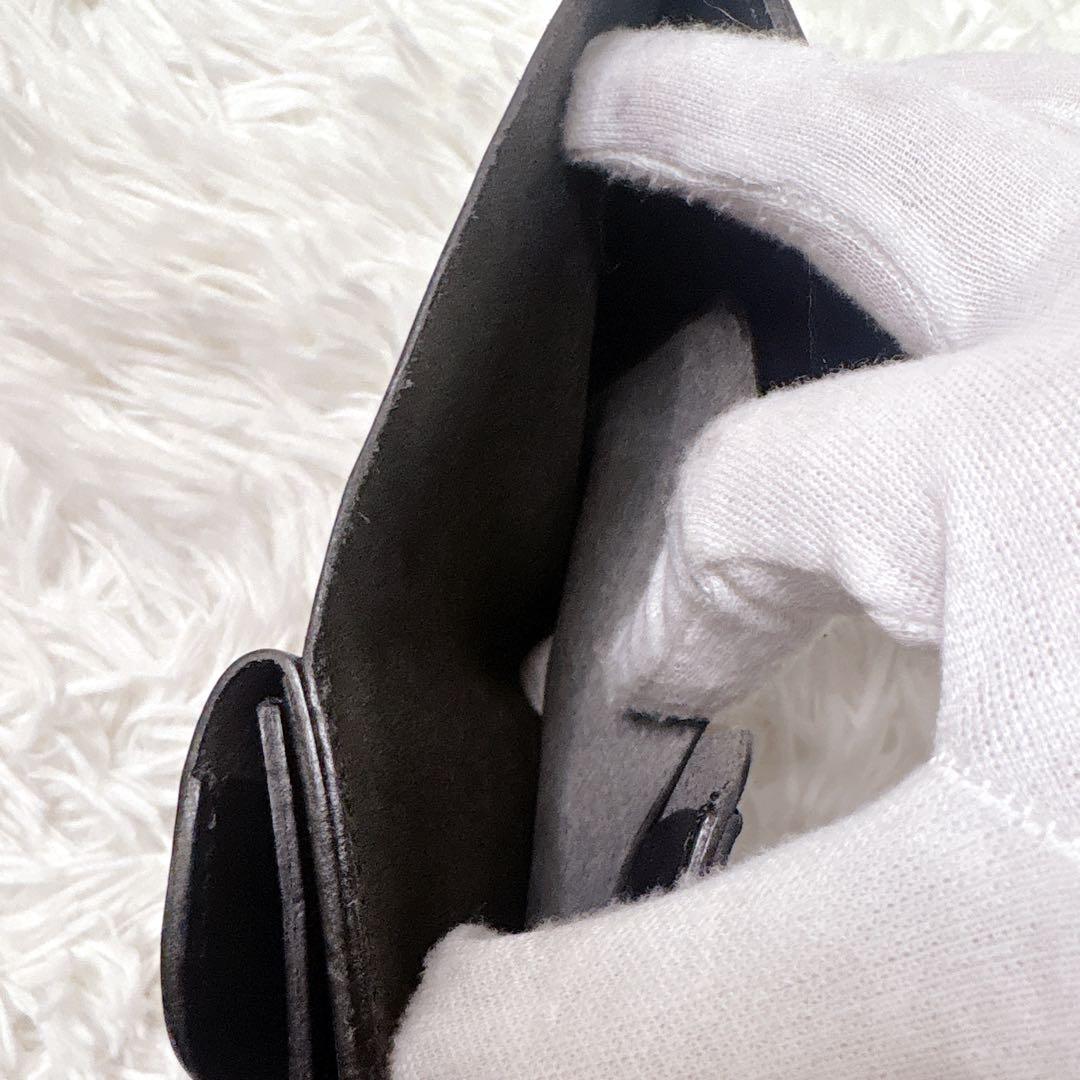 未使用級！ミスターオリーブ PUEBLO LEATHER 牛革　コンパクト　財布