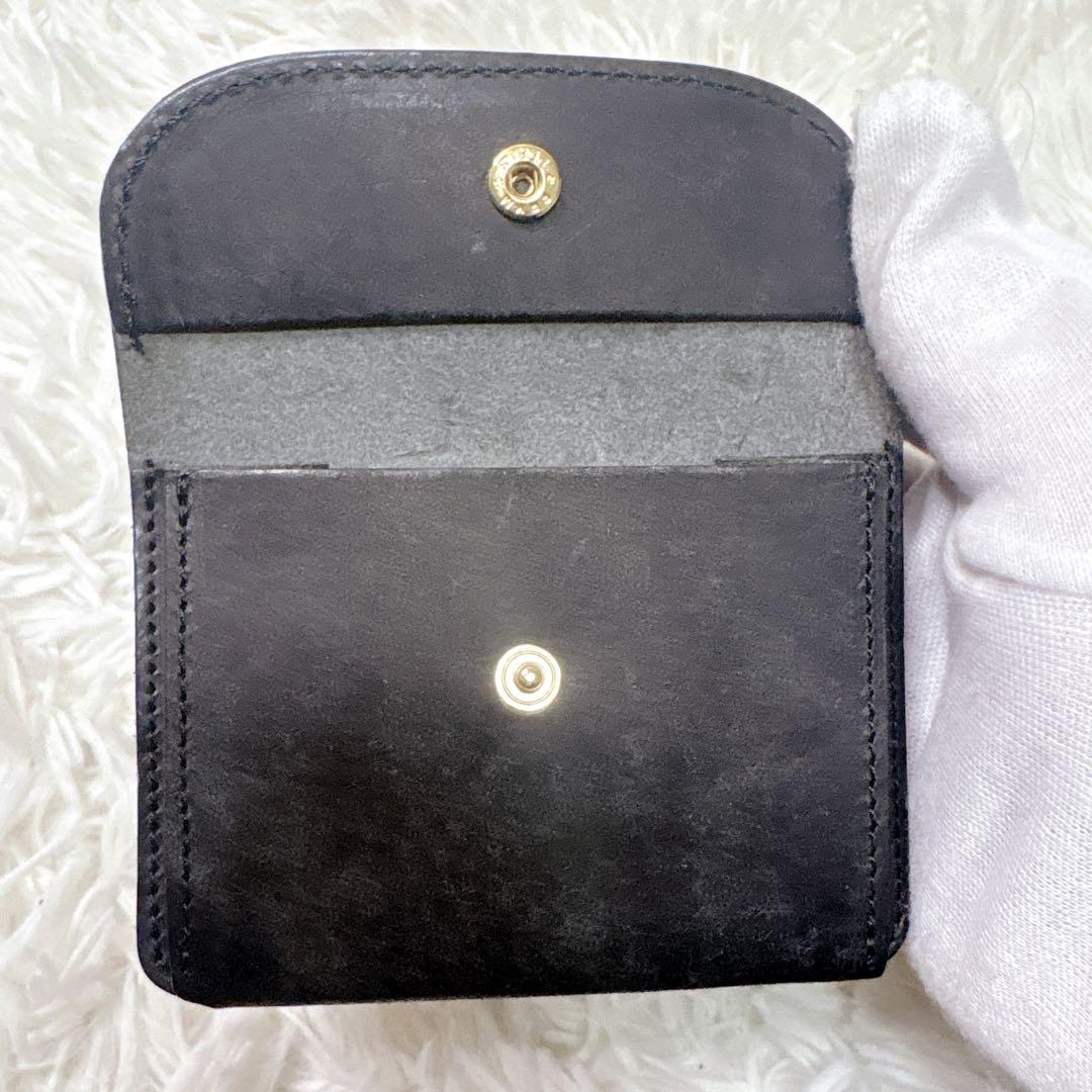 未使用級！ミスターオリーブ PUEBLO LEATHER 牛革　コンパクト　財布