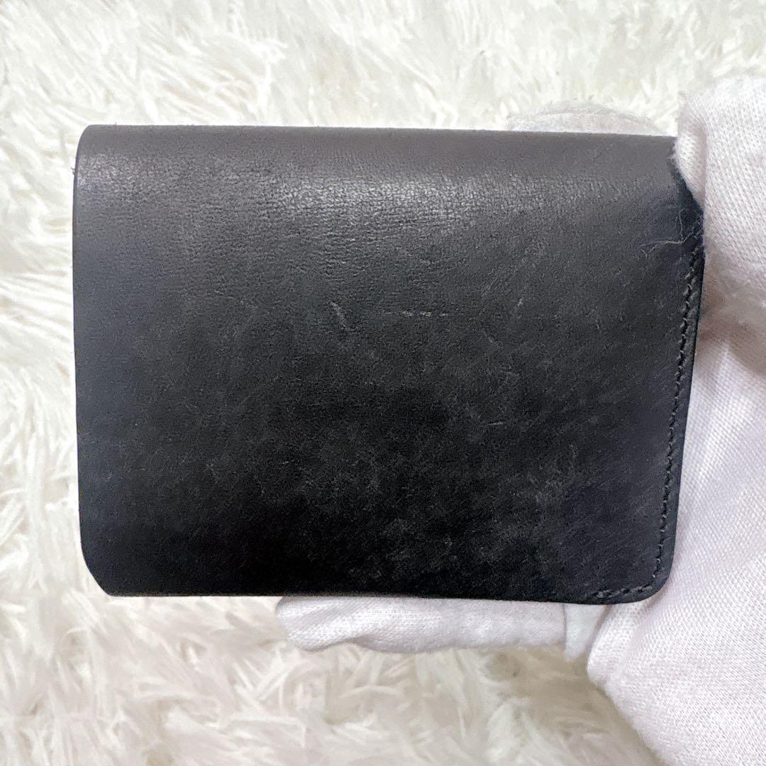 未使用級！ミスターオリーブ PUEBLO LEATHER 牛革　コンパクト　財布