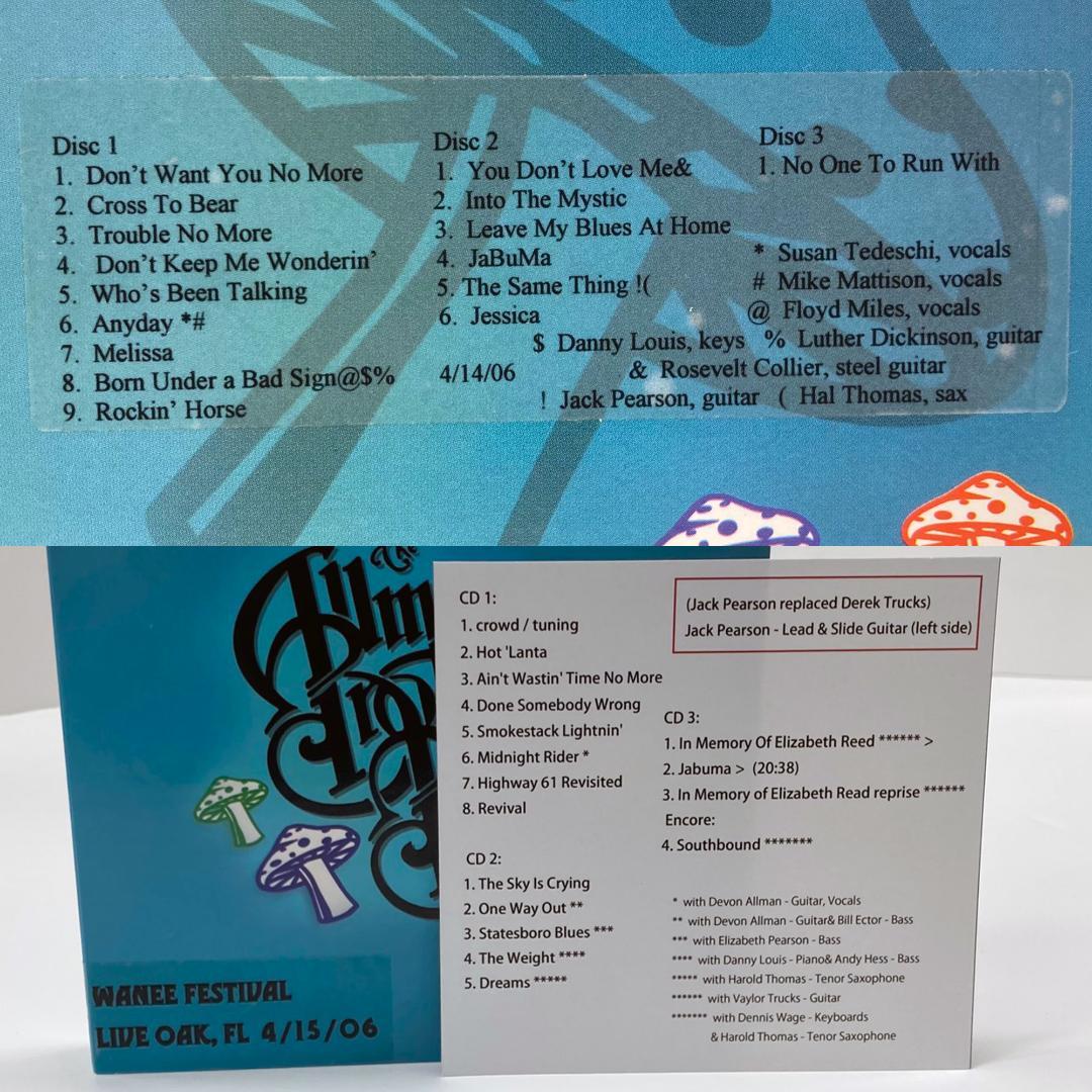 The Allman Brothers Band - Wanee 6公演セット