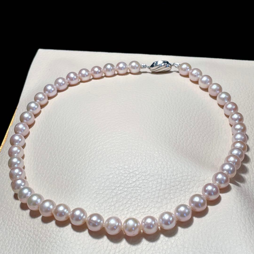 超大珠✨️ あこや真珠 パール ネックレス 約9.0~9.5mm 本真珠