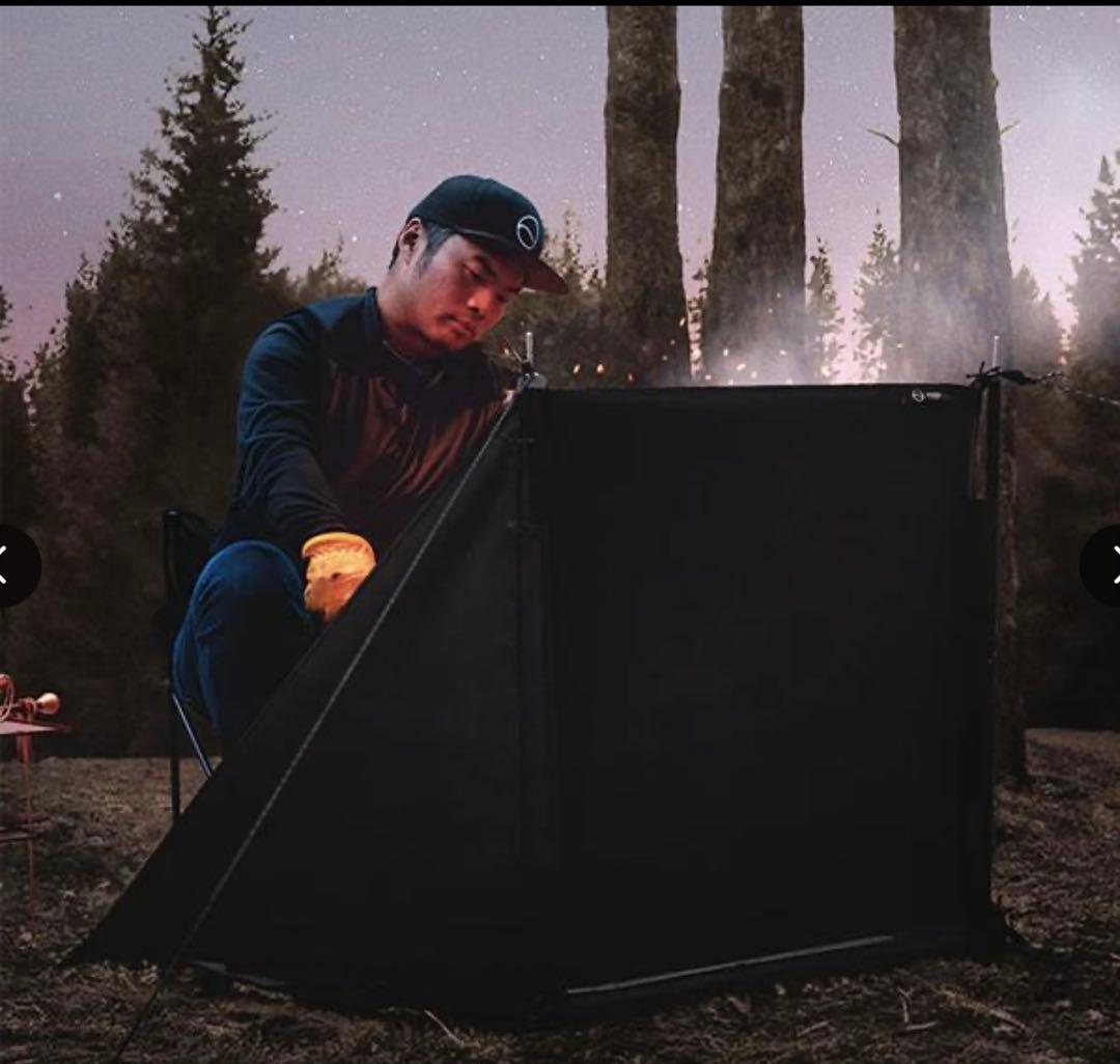 新品ゼンキャンプス 火護り 焚き火用 陣幕 8P-J86E-2G86