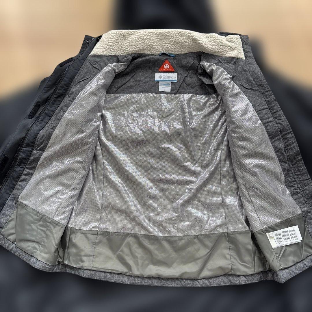 【美品】コロンビア 3WAY インターチェンジジャケット オムニヒート L 黒