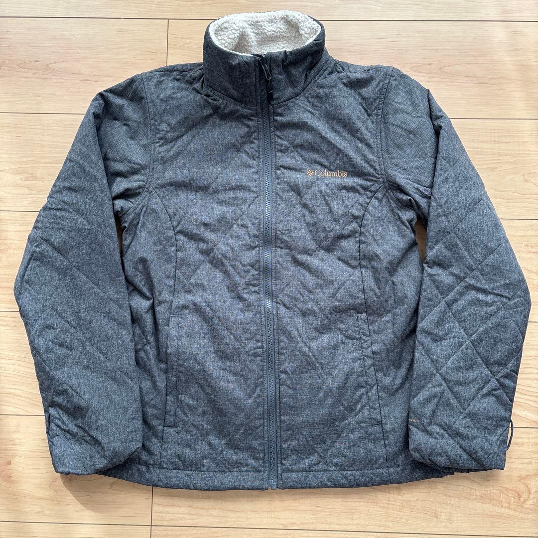 【美品】コロンビア 3WAY インターチェンジジャケット オムニヒート L 黒