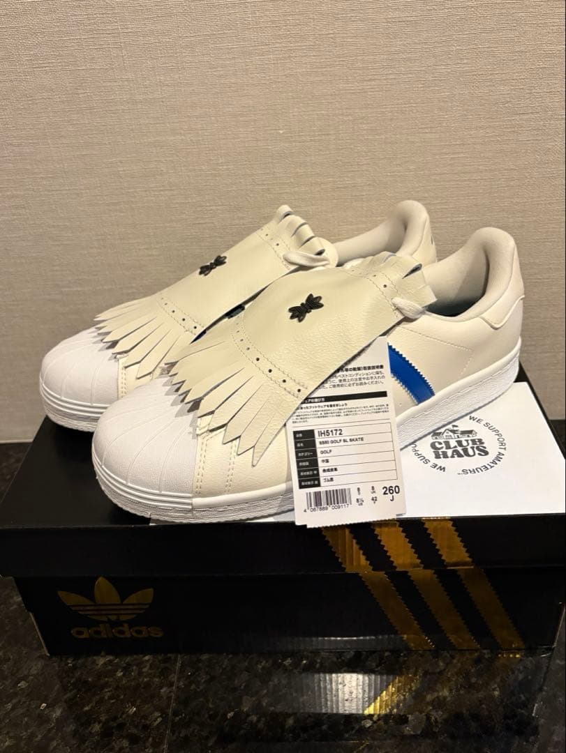 シューズ(男性用) adidas ss80 golf clubhouse