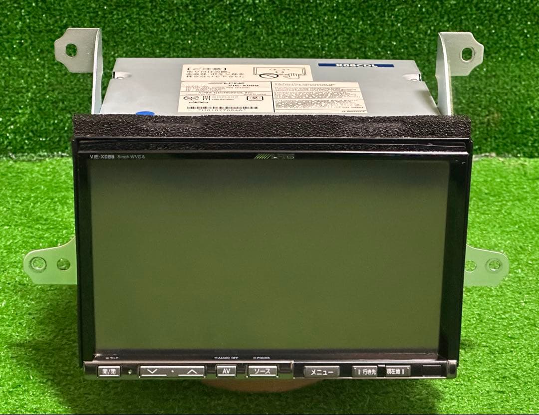 アルパインVIE-X088 HDDナビ 8インチフルセグ。地図データ2011年版