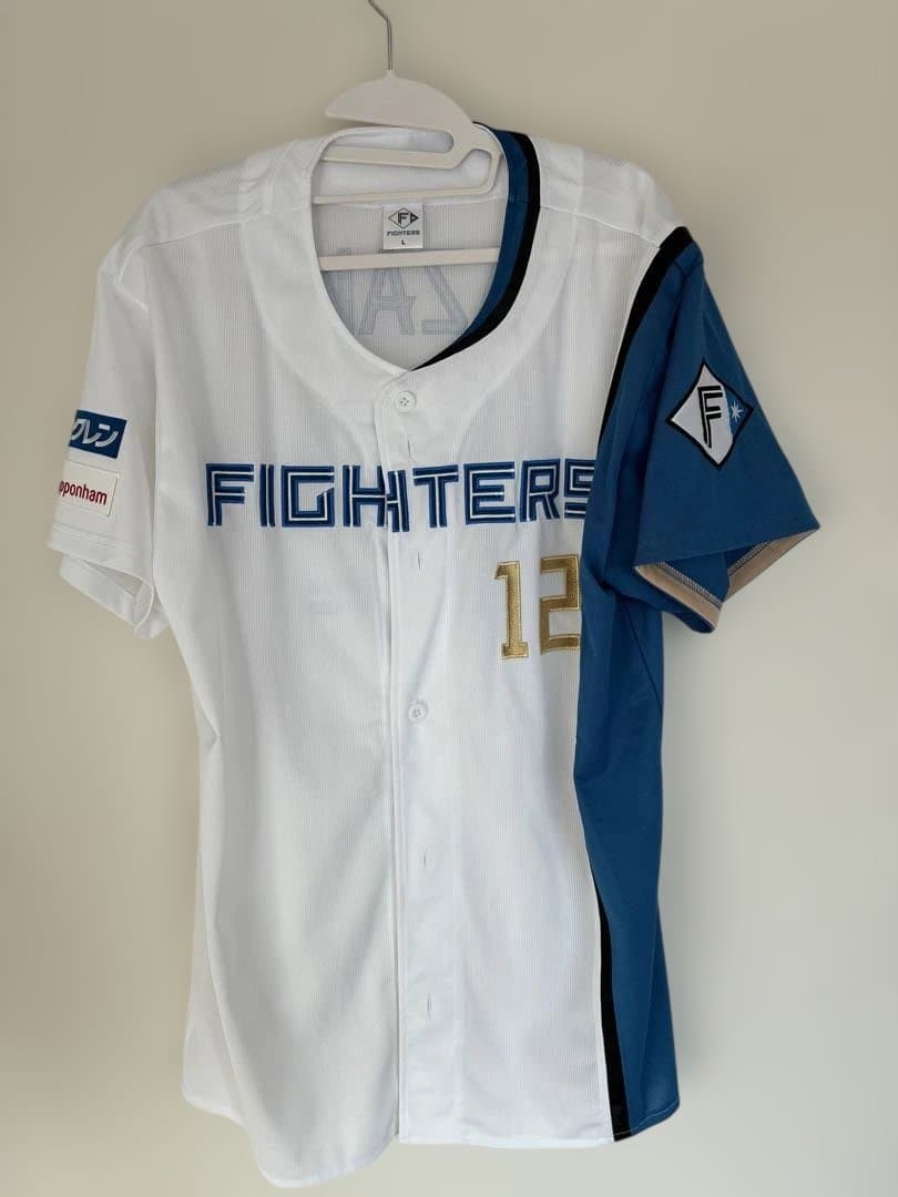 北海道日本ハムファイターズ 矢澤選手 ホームレプリカユニフォーム/L