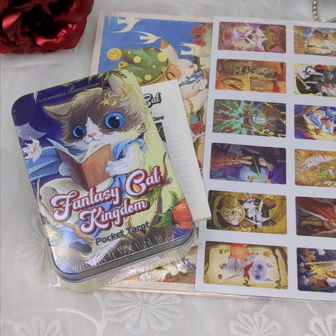 【正規品タロットカード】ネコだらけ✨可愛くファンタジーな猫たちの王国のタロット