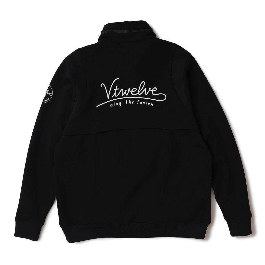 V12 ゴルフウェア ジャケット フーディー パーカー ブラック