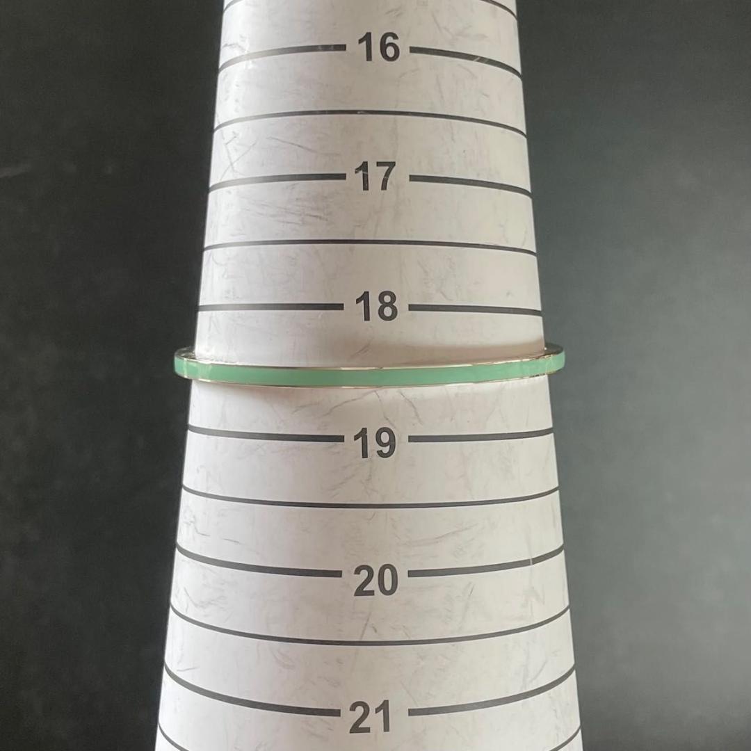 ティファニー 希少 ブルー エナメル バングル ブレスレット 925 PE7fe