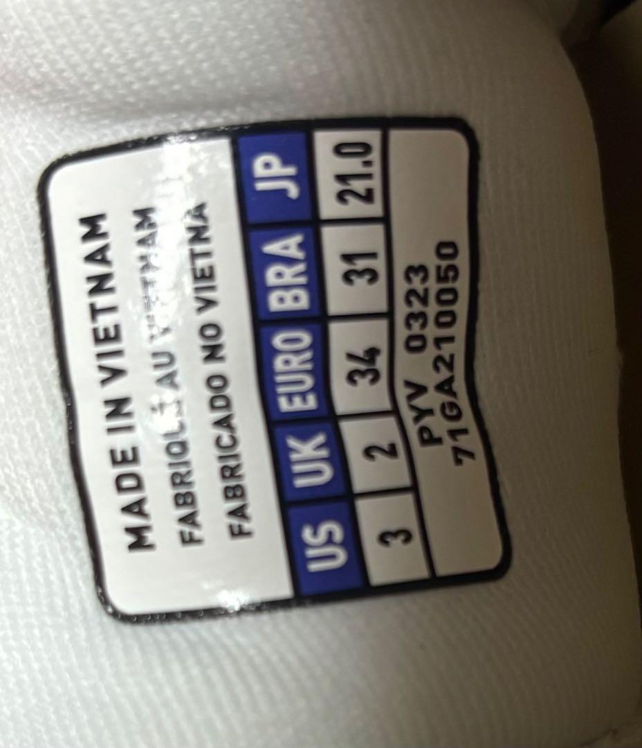 Mizuno バドミントンシューズ 21.0cm ホワイト/ゴールド