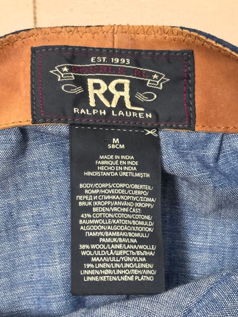 RRL キャスケット ダブルアールエル　キャップ　帽子