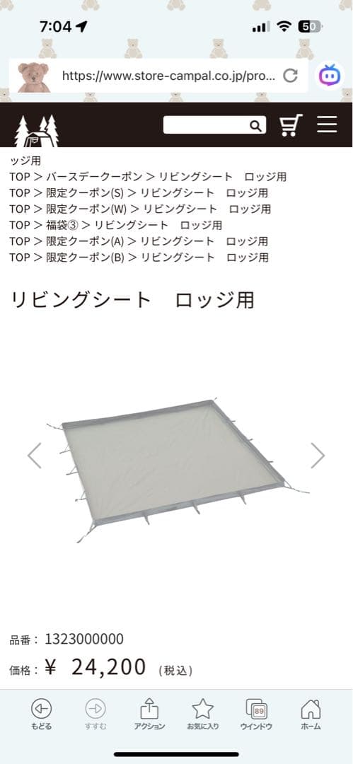 koji3/3 オガワ ロッジシェルター2 小物