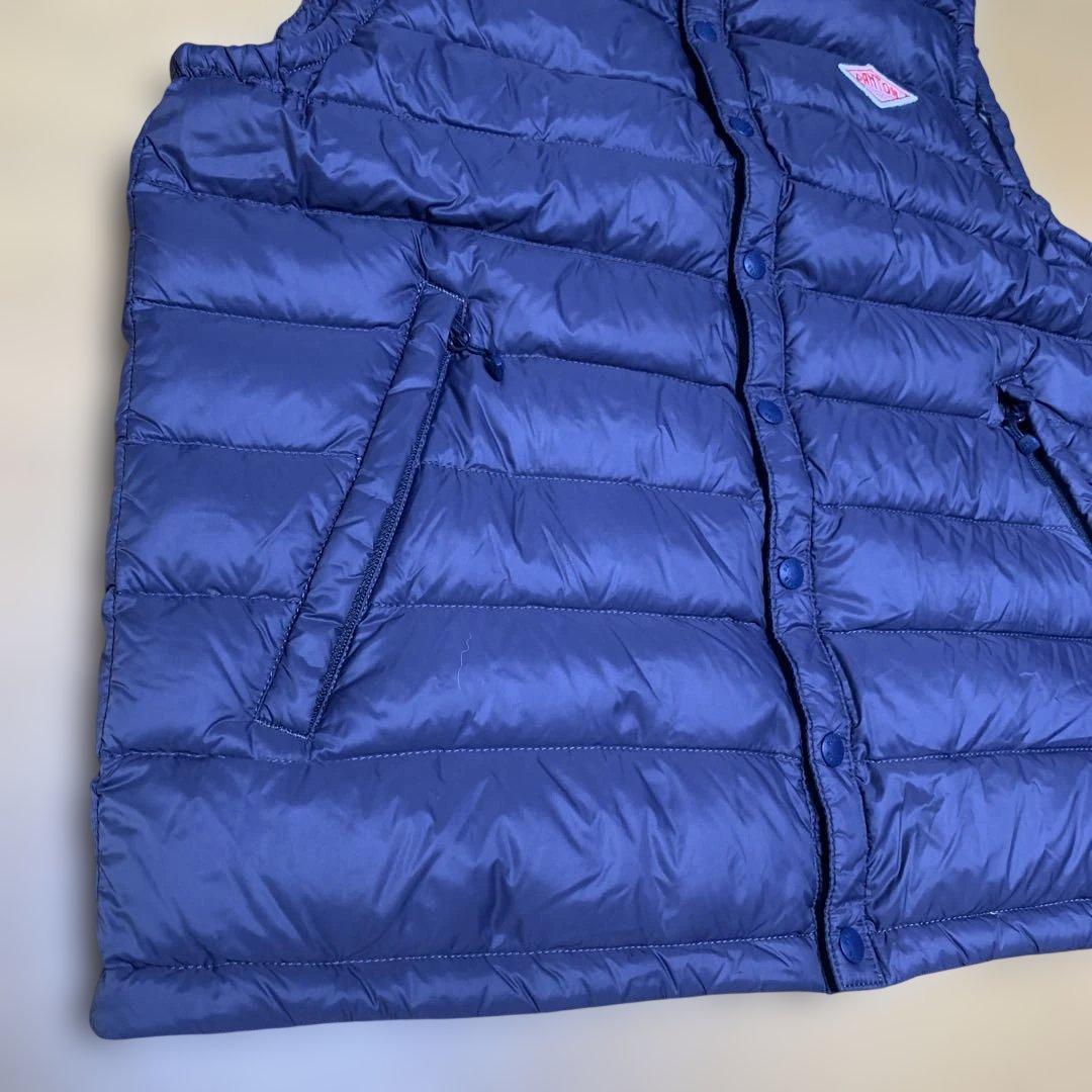 極美品　DANTON ダントン　インナーベスト インナーダウン 36 ネイビー