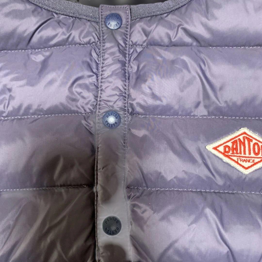 極美品　DANTON ダントン　インナーベスト インナーダウン 36 ネイビー