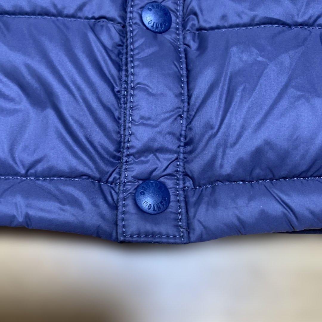 極美品　DANTON ダントン　インナーベスト インナーダウン 36 ネイビー