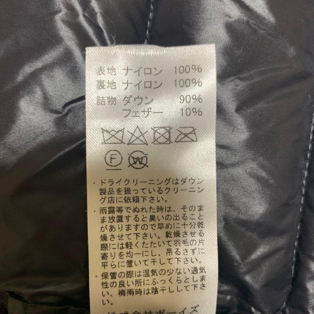 極美品　DANTON ダントン　インナーベスト インナーダウン 36 ネイビー