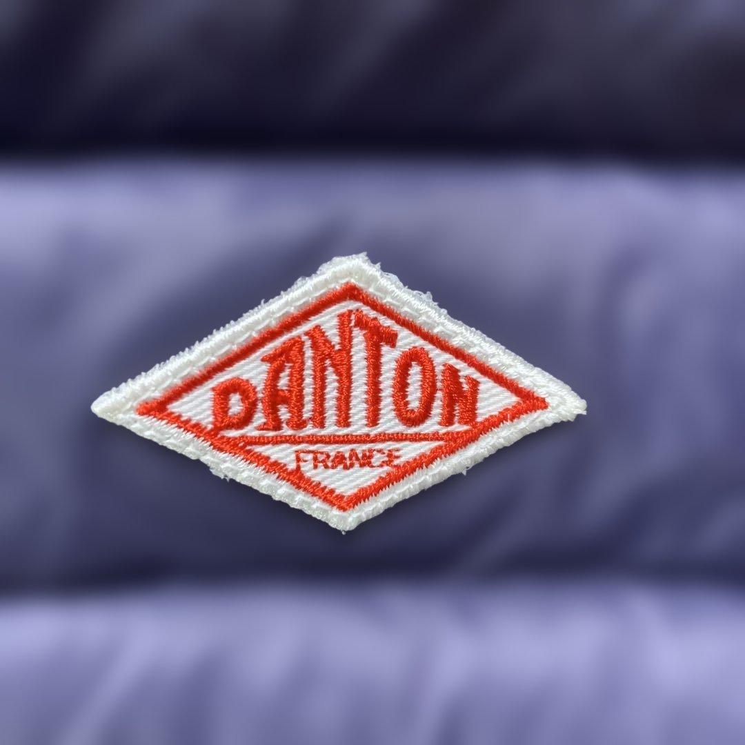 極美品　DANTON ダントン　インナーベスト インナーダウン 36 ネイビー