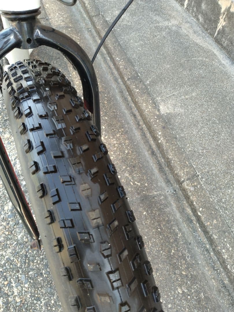 GRESS ファットバイク ホワイト/レッド